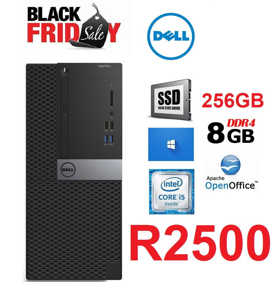 DELL OPTIPLEX 5040 MINI TOWER - I5 6500 - 8GB - 256GB SSD - COMPUTER - (refurbished)