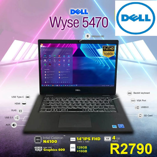 Dell laptop Wyse 5470 - Intel  - N4100 / up to 2.4 GHz